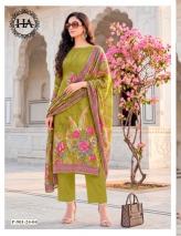 Alok suit royal rose wholesale dress material in chandrapur
